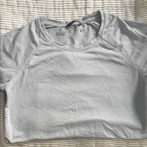 Oiselle Flyout Light Blue Short Sleeve